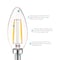 Luxrite B11 LED Light Bulbs 4W (40W Equivalent) 400LM 3000K Soft White Dimmable E12 Candelabra Base 12-Pack LR21574-12PK - alternate 3